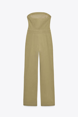 STRAPLESS JUMPSUIT - Zara фото 8