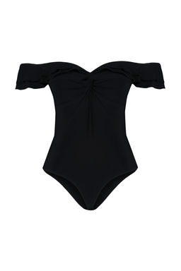Siyah Volan Detayl? F?rf?rl? C?tc?tl? Orme Body TPRSS24BD00014 - Trendyolmilla фото 7