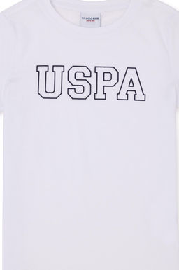 Футболка U.S. Polo Assn базовая белая из хлопка  фото 14