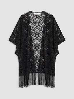 ?al Yaka Dantelli Sa?akl? Kad?n Kimono