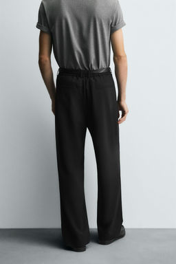 PLEATED WIDE-LEG TROUSERS - Zara фото 3