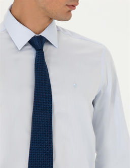 A__k Mavi Slim Fit Uzun Kollu G_mlek - Pierre cardin фото 7