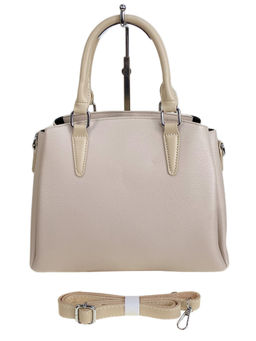 Женская сумка из искусственной кожи, цвет молочный - Greta фото 2