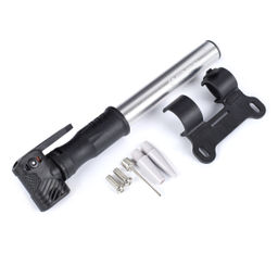 Велонасос COMIRON DIRK 1, алюминиевый цилиндр, пластиковая ручка, телескопическая головка на шланге, Presta-Schrader-Dunlop, 8,3 бар. /уп 100 - Галеонтрейд фото 14