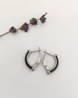 Серьги с керамикой