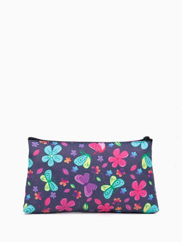 Цена за 3 шт. Косметичка на молнии, фиолетовая, разноцветная