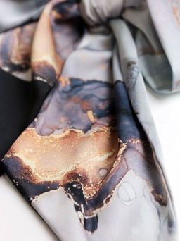 Шелковая резинка-платок BANTP006 - Sahar art lab фото 2