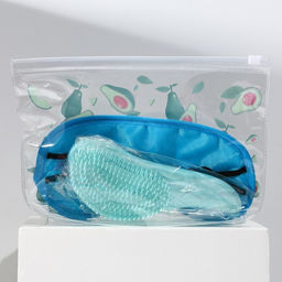 Набор Авокадо, косметичка, маска для сна и расчёска - Simaland фото 10