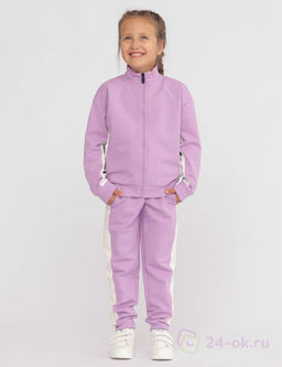 CRB wear / CWJG 90115-45 Костюм для девочки (толстовка, брюки),лаванда/Ex.Cherubino