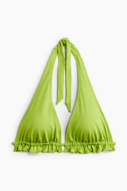 Top de bikini triangular con relleno - H&m фото 2