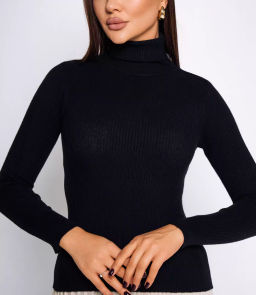 Водолазка #БШ2843, чёрный