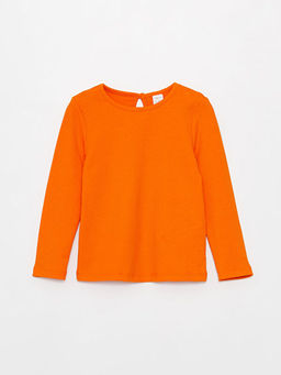 Bisiklet Yaka Uzun Kollu Basic K?z Bebek Pijama Tak?m? - Waikiki фото 2