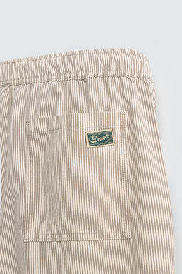 RELAXED FIT STRIPED TROUSERS - Zara фото 10