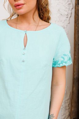 Платье AMORI 9800 мята  фото 2