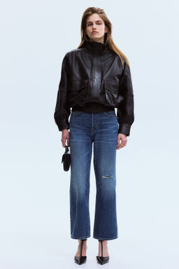 Straight High Waist Ankle Jeans - H&m фото 10
