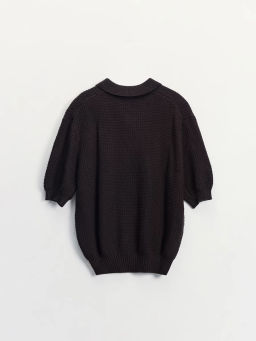 Джемпер поло фактурной вязки ZR2605043301-27 / Zarina