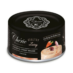 Консервы Cherie для кошек, мусс из курицы с морковью (Healthy Living) 00-00000242