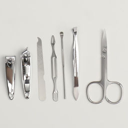 Набор маникюрный Цветочная рапсодия, 7 предметов, в футляре, разноцветный - Qf фото 2