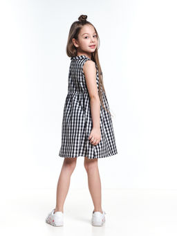 Платье в клетку UD 3288 черный - Mini maxi фото 5