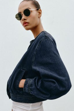 CHAQUETA BOMBER Z1975 DENIM / Azul - Zara фото 5