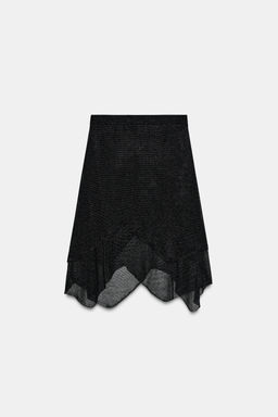 METALLIC KNIT SKIRT - Zara фото 3