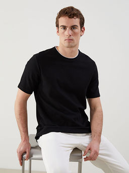 Bisiklet Yaka K?sa Kollu Erkek Ti??rt