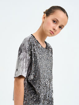 Блузка серый 254261920 - Nota bene фото 2