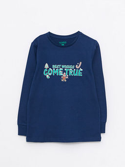 Bisiklet Yaka Y?lba?? Temal? Uzun Kollu Erkek ?ocuk Pijama Tak?m? - Waikiki фото 2