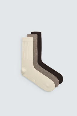 CALCETINES RIB PACK 3 / varios