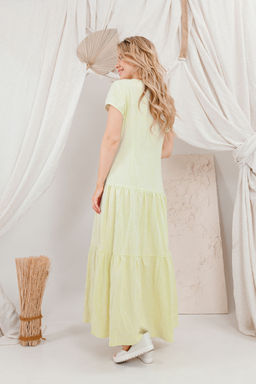 Платье AMORI 9671 желтый лимон  фото 4