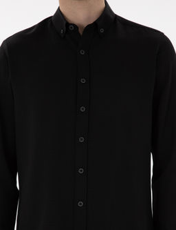 Siyah Regular Fit Uzun Kollu G_mlek - Pierre cardin фото 6