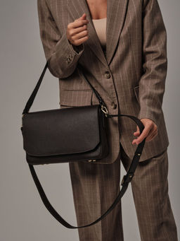 Сумка на плечо Deboro 30512 темно-коричневый