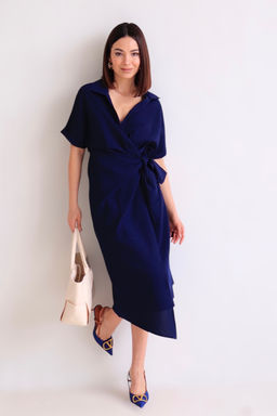 Martichelli Платье в глубоком синем  фото 6