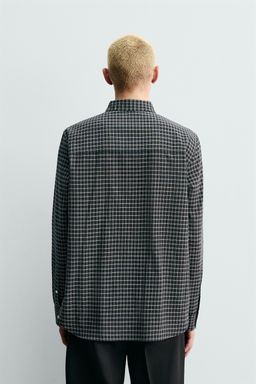 ORIGINS CHECK SHIRT WITH WOOL - Zara фото 3