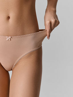 Цена за 2 штуки! Трусы классические женские бежевые - Mark formelle фото 7