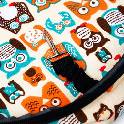 Рюкзак для переноски животных Совинные мордочки, прозрачный, 31 х 28 х 42 см - Пижон фото 8