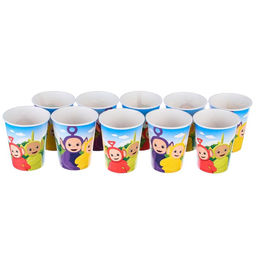 Цена за 10 шт. Стакан бумажный С Днем Рождения!, 250 мл, Телепузики - Simaland фото 5
