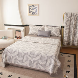 Комплект постельного белья на резинке Сатин Aurora Veil с Покрывалом AVR008 180*200*25;160*200*25;140*200*25 Евро - Ситрейд фото 9