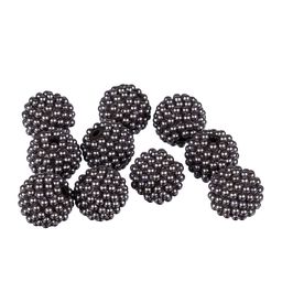 Бусина Zlatka пластик BWS-18 18 мм 10 шт СК/Распродажа №19 серый