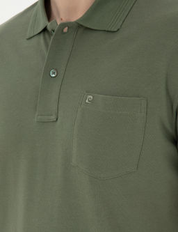 Haki Regular Fit Basic Ti__rt - Pierre cardin фото 14