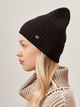 Шапка жен. виск+нейл+каш LB-A53068 black