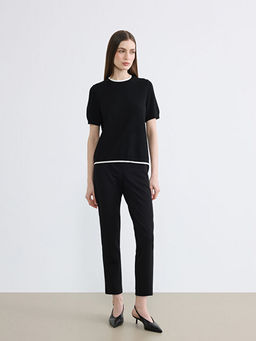 Beli Lastikli Dar Fit Kad?n Pantolon