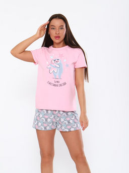 Пижама Симона-2 розовый, ПЖ-62-3