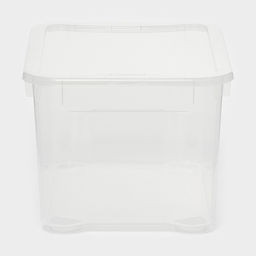 Ящик для хранения «Кристалл XS Plus», 16 л, 38.9×27.5×21.5 см, с крышкой, прозрачный