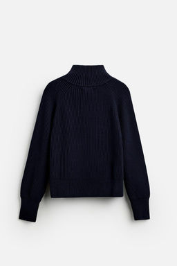 MOCK NECK SWEATER WITH ZIP - LIMITED EDITION - Zara фото 8