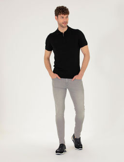 A__k Gri Slim Fit Jean Pantolon
