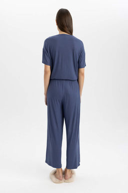 Пижамные штаны из вискозы Fall in Love - Defacto фото 5