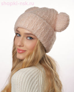 03018 BKE Чебурашка букле Шапка флис (52-56)