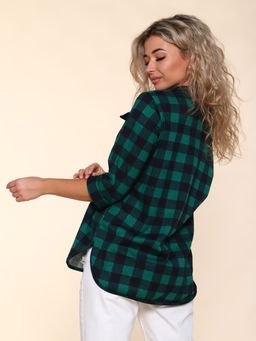 М377 Рубашка Рандеву (ярко-зеленый) - Иванушка-трикотаж фото 8