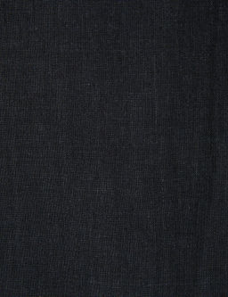 Siyah Slim Fit Beli Lastikli %100 Keten Pantolon